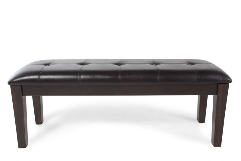 Haddigan Large Upholstered Dining Room Bench image number 1